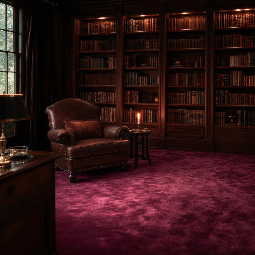Hand-knotted carpet in a private residence